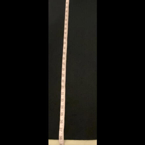 100% Zephyr Wool Dress Hong Kong Sz 10 VTG LBD Black Knit Cap Sleeve - Picture 6 of 7